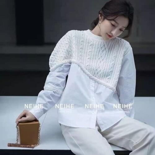 Женские трикотажные рубашки AZTERUMI China At AliExpress