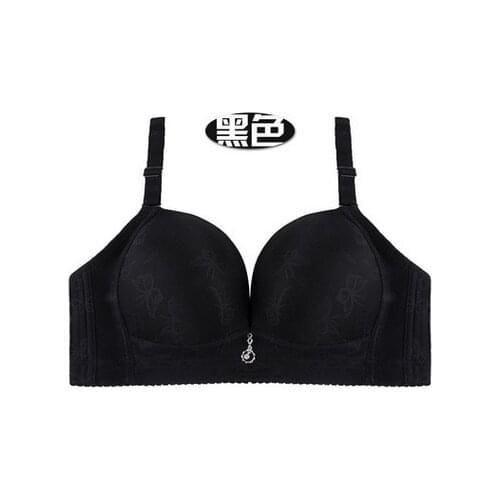 Bingyanfushi Floral lace womens bra secret comfortable cotton bra push up seamless plus size big size B C D 3/4 cup bras C3505