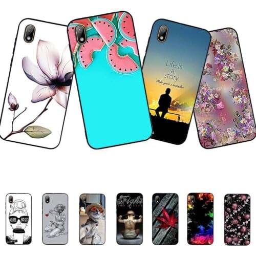 For Huawei Y5 2019 Honor 8S Cover TPU Silicone Capa For Huawei Y5 2019 Honor 8S Case Floral Funda For Honor 8S 8 S Shell Coque