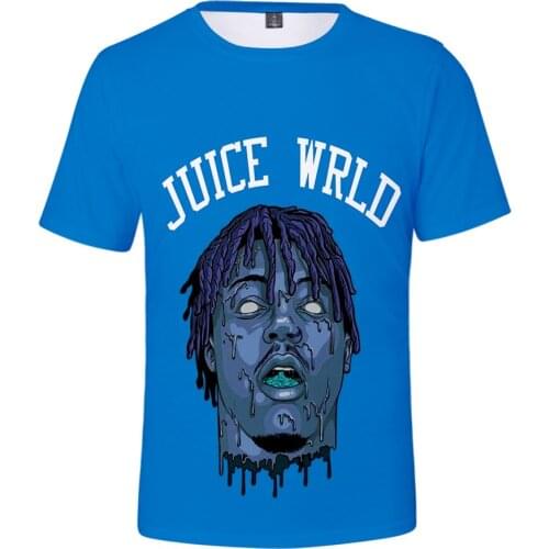Hot Sale Singer Juice Wrld 3D Printed T-Shirt Short Sleeve Unisex Fashion Casual Harajuku Round-neck Hip Hop Streetwear Top