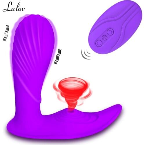 G-spot Clit Sucker Vibrator With Remote Control Clitoris Stimulation Dildo Female Vibrators For Women Erotic Sex Toys For Adults