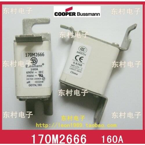 US imports COOPER BUSSMANN fuse 170M2666 160A 690V fuse