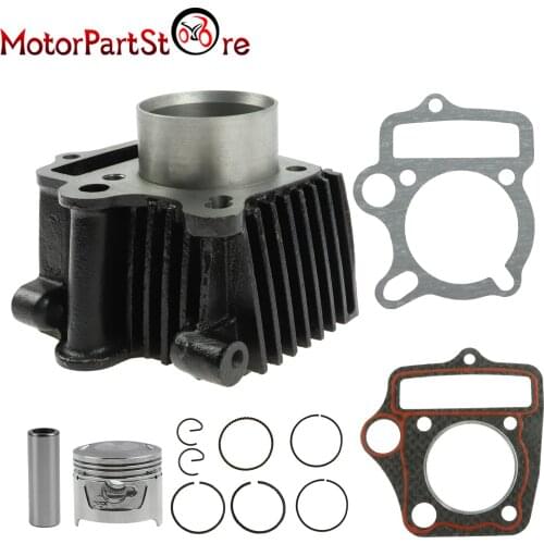 Cylinder Piston Assembly Kit For Honda CRF70 CT70 XR70 S65 C70 TRX70 ATC70 CL70 XL70 Engine Cylinder Heads Piston Rings Gasket