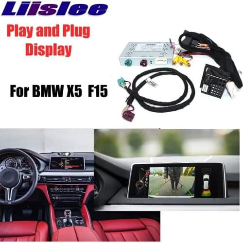 Liandlee Parking Camera Interface Reverse Back Up Camera Kits For BMW X5 F15 F85 CCC CIC NBT EVO Display Upgrade