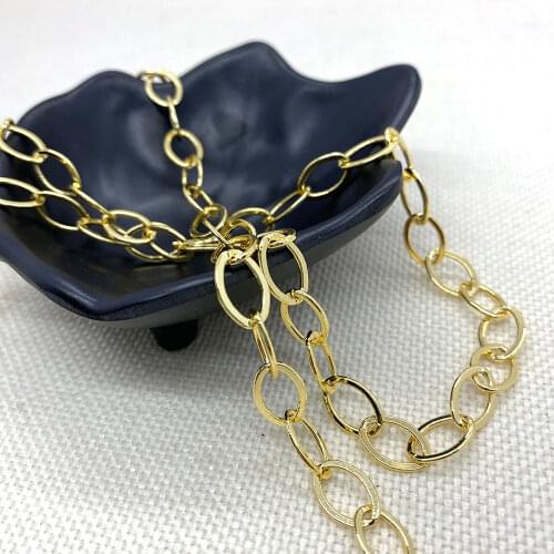 Fashion Metal Chain Jewelry DIY Handmade Necklace Bracelet Making Supplies Party Wedding Gift Jewelry Accessories Wholesale