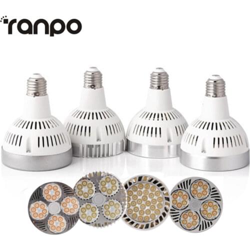 PAR30 Lamp 35W 45W Track Light Flood Lights Bulb E27 LED Warm Cold Neutral White Spot Lamps for Kitchen Clothes Shop Lamps 220V