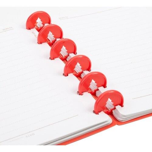 24MM Notepad Binding Buckle Plastic Binding Mushroom Hole Binder Ring Notebook Disc Clip Binding Ring Office Learning Supplies