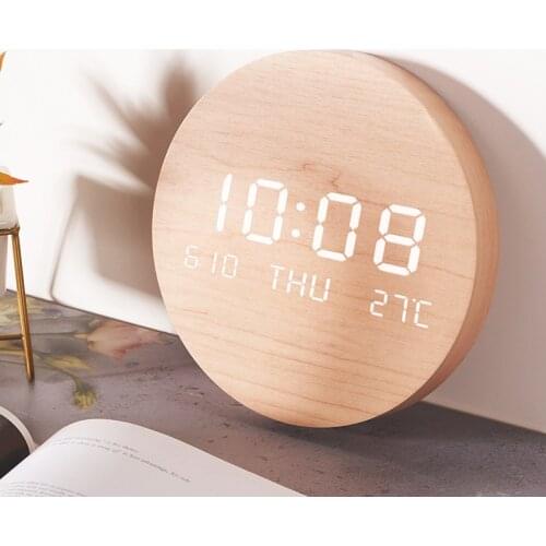Led Wall Clock Creative Clocks Living Room Home Bedroom Silent Clock Nordic Style Fashion Wall Clock