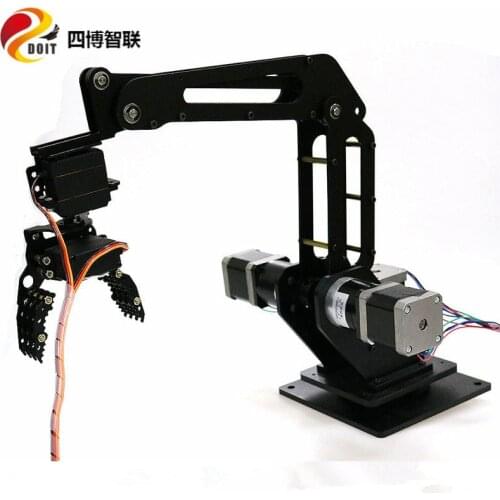 SZDOIT 3DOF Shaft Manipulator Claw / Industrial Robot Arm Color Identification Code Teaches Robot 3D Printing