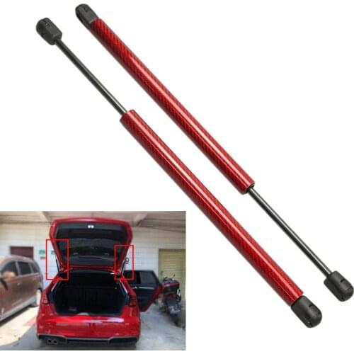 Carbon fiber for Audi A3 hatchback 2013-2019 Rear Hatch Tailgate Boot Lift Supports Gas Struts gas springs bars dampers