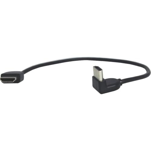 Angled HDMI-compatible cable 4K 90-degree cable Hdmi-compatible 1.4 Ultra thin 30CM triple-shielded 4K 30Hz