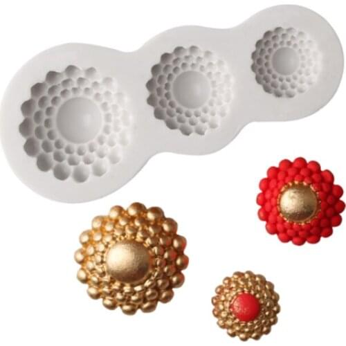 Vintage Gemstone Molds Fondant Cakes Decorating Tools Silicone Molds Sugarcraft Chocolate Baking Tools For Cakes Gumpaste Form