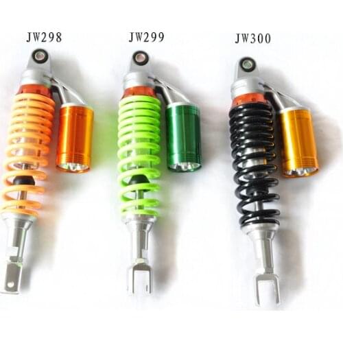 Wotefusi For HOT 1 Pair 13" 330mm Pair Motorcycle Clevis Universal Air Shock Absorber Black Nitrogen [JW298-JW300]