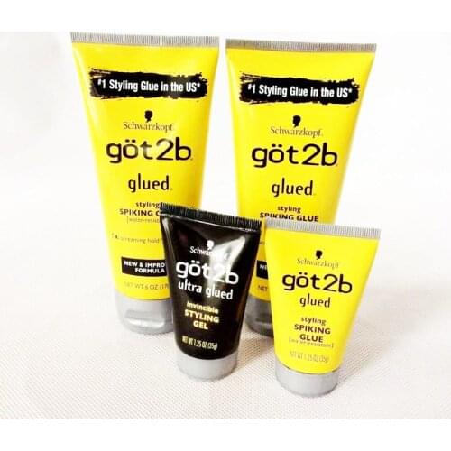 Got2b glued freeze spray Got2b Glued got to be glued freeze spray mens Hair Styling got 2b glue stying gel spary wholesale 6oz