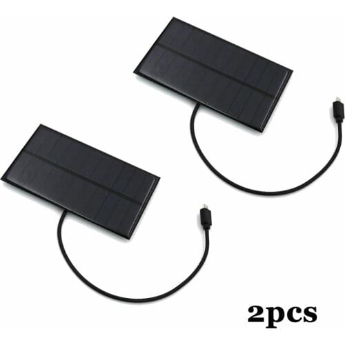 5.5V 300mA 1.65W Solar Cell Output USB Solar Battery Charger USB Female port 5.5V Charge Regulators Solar Panel 3.7V 18650