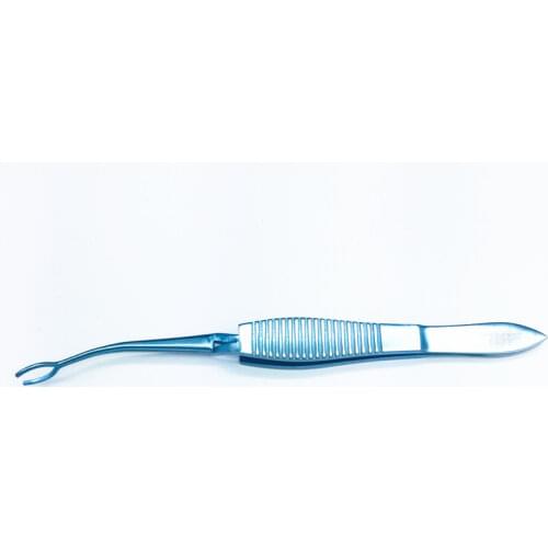 1pc Titanium landers vitrectomy lens forceps 115mm ophthalmic surgical tools