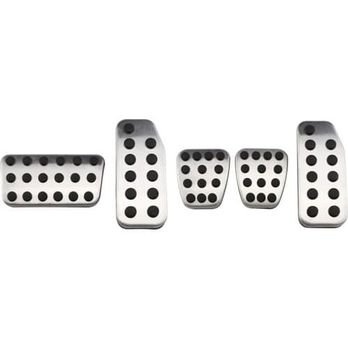 2 Set Car Pedals Gas Brake Clutch Accelerator Pedal Cover for Honda CITY 2013 - 2020 Vezel HRV HR-V 2015-2020, AT & MT