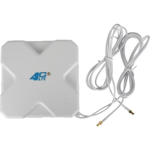 4G LTE External Antenna for Router Modem 30dBi High Gain Device with 2 TS9 Connector Omni-Directional Universal