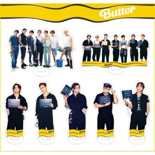 Acrylic frame model toy desktop decoration ornaments Kpop Bangtan Boys new Butter brand role playing fan gift