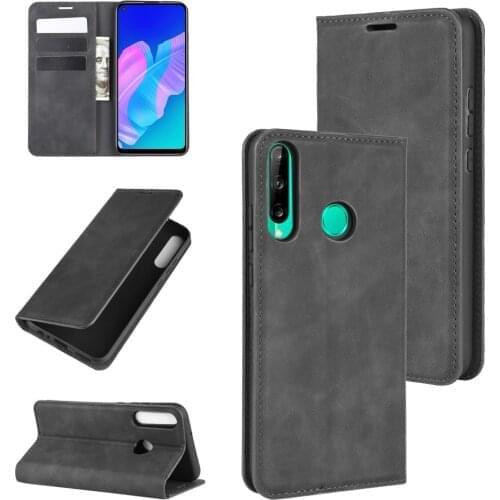 50pcs/lot Automatic Magnetic Flip Phone Case For Huawei P40 Lite E P40 Pro+ Plus Y7P Honor Play 4T Pro 9A TPU in inner Cover