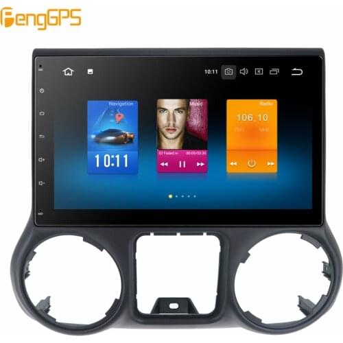 Android 9.0 Car Radio GPS Navigation Headunit For JEEP Wrangler 2011 2015 2016 -2017 no Car DVD Player Stereo Multimedia Audio