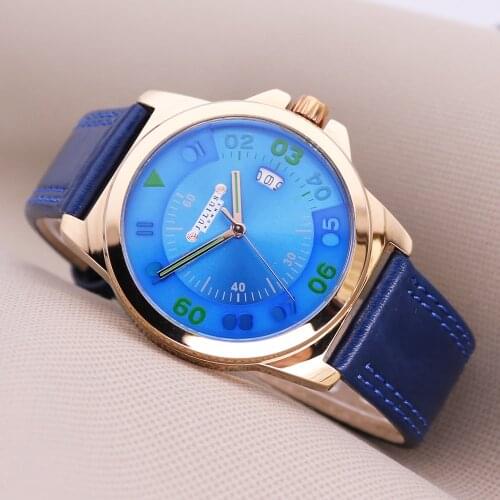 Auto Date Julius Homme Mens Watch Japan Mov Hours Top Fashion Dress Bracelet Real Leather Boys Birthday Valentine Gift Box
