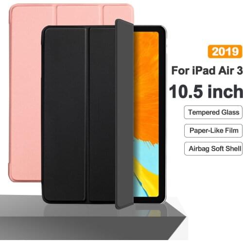 For iPad 10.5'' Flip Tablet Case Air 3 2019 Stand Smart Cover Funda For iPad Air3 10.5 inch Cases A2153 A2123 A2152 A2154 Capa
