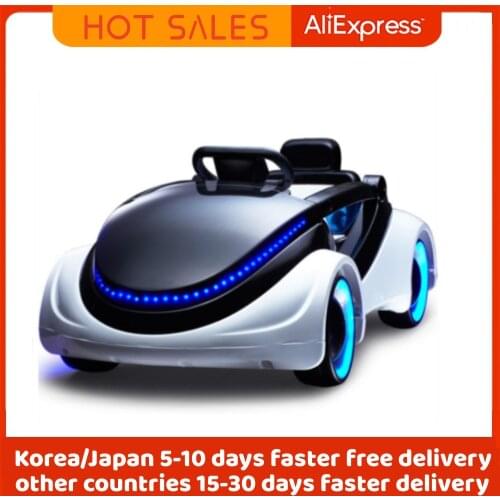 Childrens Electric Car Science Fiction Car Four-wheel Remote Control Car,Luxury electric toy car for children