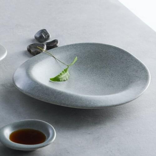 Plate Home Ceramic Personality Plate Creative Shaped Ceramic Plate Designer Style