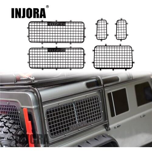 INJORA TRX4 T4 Metal Window Mesh Protective Net for 1/10 RC Crawler Car Traxxas Trx-4 Trx 4