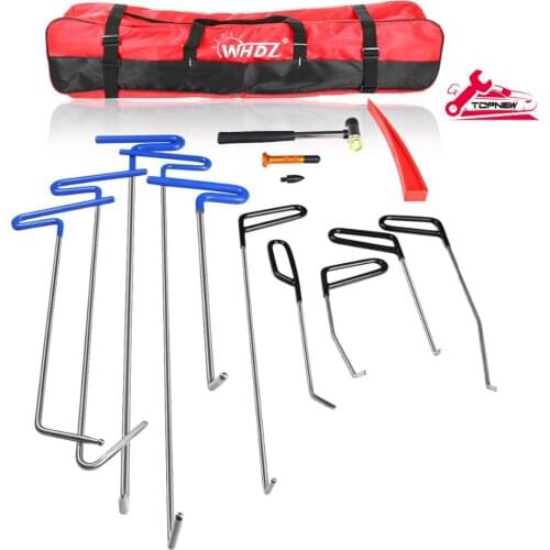 Dent Removal Rods Tools Hail Repair Kit Paintless Dent Removal Puller Sets Car Door Dings Repair Hand Tools