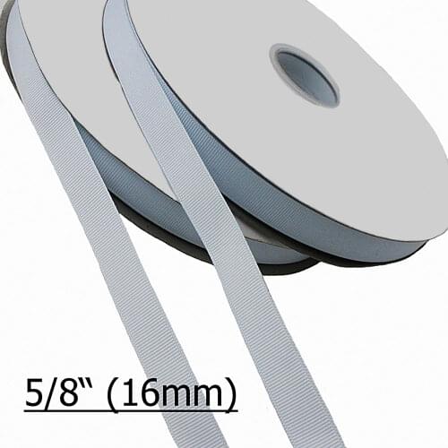 [IuBuFiGo] Solid Color 5/8" 16mm Grosgrain Ribbons Fita de gorgorao Wholesale Hair Ribbon 100Y / Roll