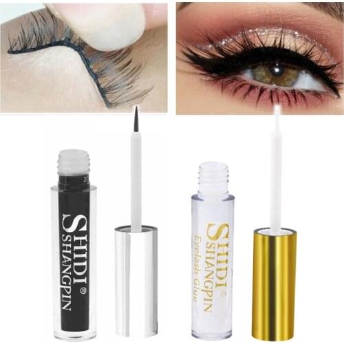 Eyelash glue Quick-drying 5ML transparent black hypoallergenic eyelashes glue for professional lash lift glue 1pcs
