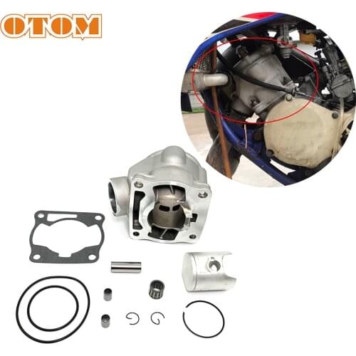 OTOM Motocross Cylinder Kit Engine Piston Ring Pin Sealing Pad 85cc Combination For YAMAHA YZ80 YZ85 93210-84724 Motorcycle Part