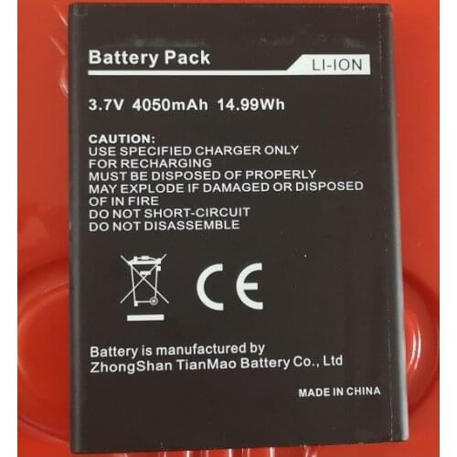 PHIXFTOP Original ZUG 5S battery For MANN ZUG 5S 4050mAh Cellphone smart Mobile phone 3.7V batteria
