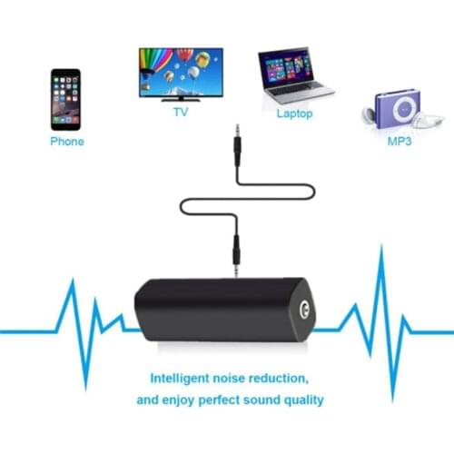 Plastic Audio Cable Clear Sound Filter 3.5mm Aux Anti-interference Portable Noise Isolator Ground Loop Black Car Accessories