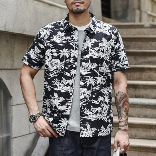 SauceZhan Men's Beach (Hawaiian) Shirts