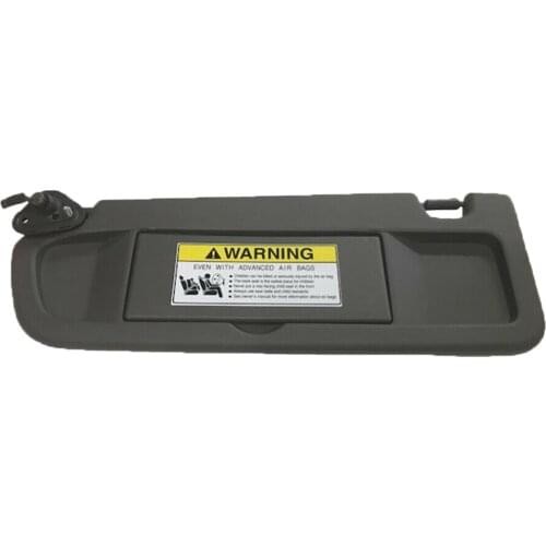 Car Front Left Driver Sun Visor with Mirror Designed for Honda Civic 2006 2007 2008 2009 2010 2011 Dark Gray 83280-SNA-A01ZA