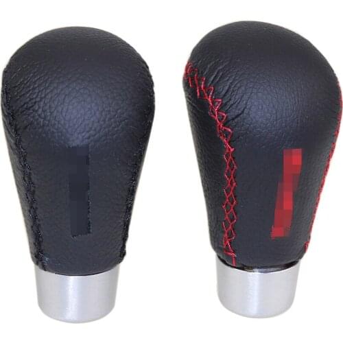 Universal PU Leather Manual Gear Shift Knob MT Gear shift Shifter Stick Lever Headball Pen ARM for Volkswagen for TOYOTA