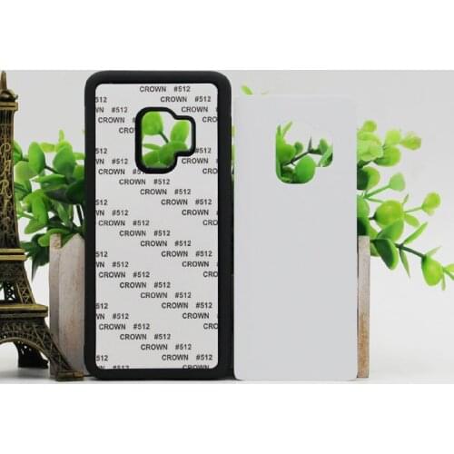Wtsfwf DIY 2D Sublimation rubber silicone TPU+PC Blank Case for S9 with Aluminum Inserts and glue 10pcs/lot