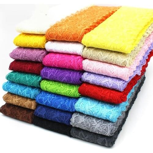 1Meter 8cm Elastic Lace Ribbon DIY Handmade Crafts Supplies Apparel Sewing & Fabric Garment Accessories White Lace Tape