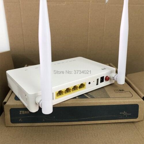 2020 New ZTE F660 V8 GPON ONU 1GE+3FE+1USB+1TEL+ 5Dbi External Wifi, English firmware 8.0 Version ONT Free Shipping