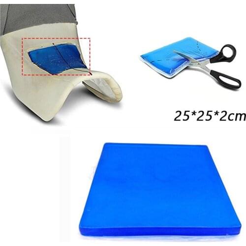 25*25*2cm Fit Motorcycle Seat Gel Pad Shock Absorption Mat Comfortable Cushion