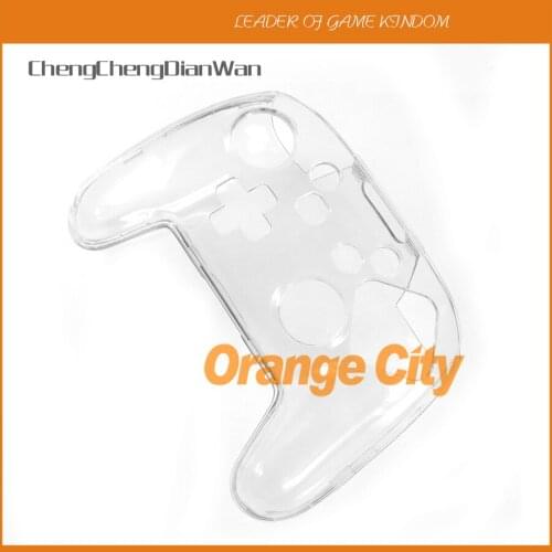 5PCS For NS Switch Pro Gamepad Crystal Shell Case Cover For Nintendo Swich Pro Protective Handle For Switch Pro Controller Case