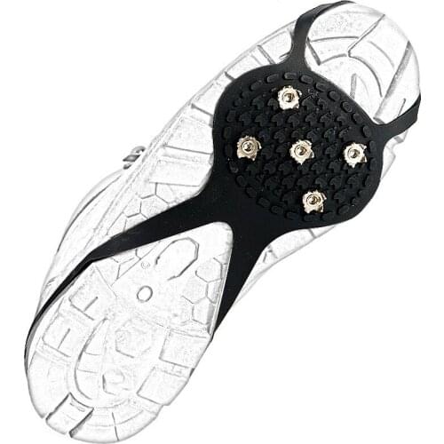 5 Teeth Stud Crampon Spike Climb Snowfield No Skid Ice Gripper Grip Winter Walk Antiskid Fish Snowshoe Outdoor Snow Shoe Cleat