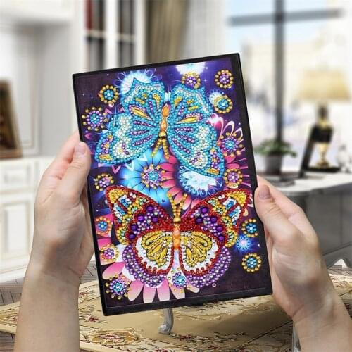 5D Diy Diamant Schilderen A5 Notebook Dagboek Boek Schetsboek Speciale Vormige Mandala Diamant Schilderen Strass Boek