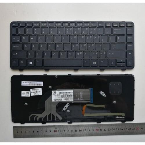 US backlit new laptop keyboard for HP 440 G1 G2 640 645 445 430 767476-001