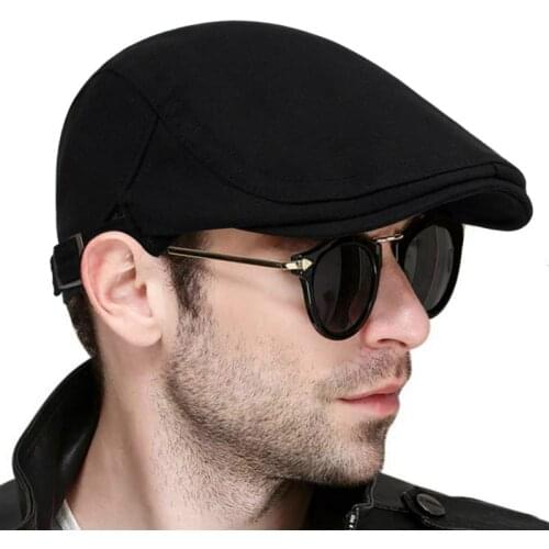 New fashion solid color beret mens womens Warm Wild hat Spring and Autumn cotton berets hip hop hats casquette gorras bone