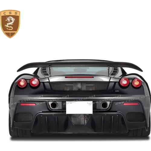 Carbon Fiber Front Rear Bumper Lip Back Diffuser Side Skirts For Ferrari F430 ASI Style FRP Body Kit High Quality