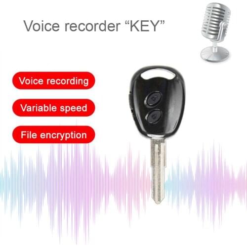 Key Voice Recorder Professional HD Noise Reduction HiFi MP3 Player Digital Audio Recorder 20H Long Time Standby